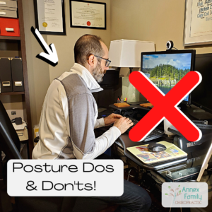 posture chiropractic man at deck