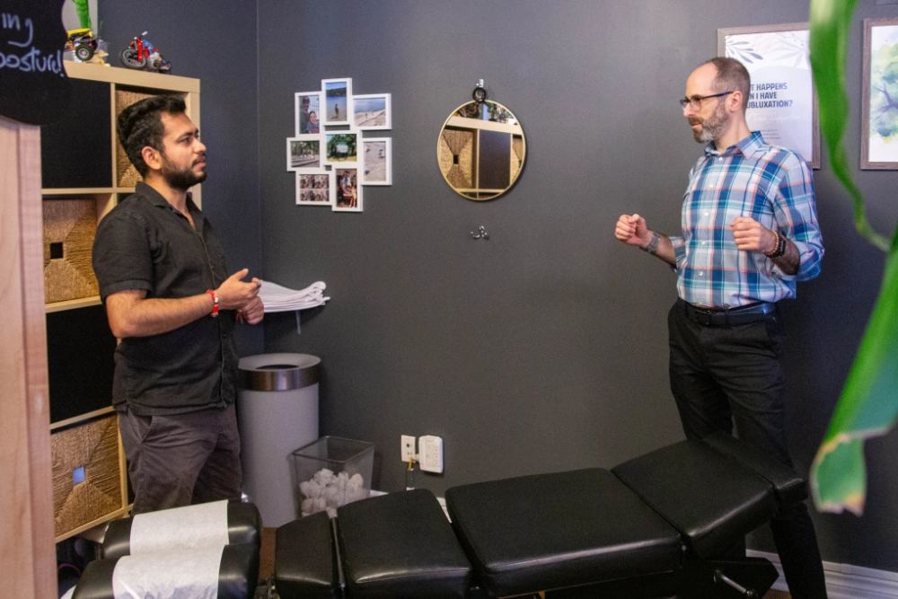 Consultation with Dr Josh Gelber Chiropractor